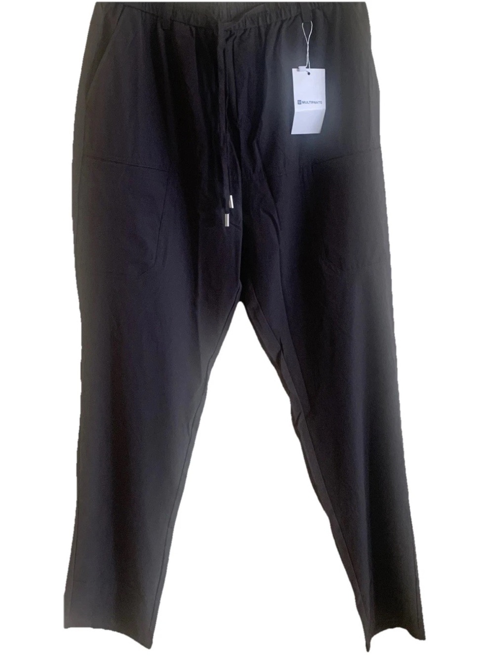 Men's Black Drawstring Jogger Pants